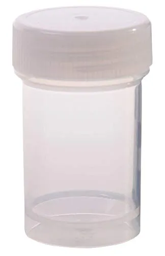 Schraubdosen 100ml Runddose - Vorratsdosen aus robustem PP mit Schraubdeckel, ideal für Laboranwendungen und präzise Skalierung für genaue Messungen.