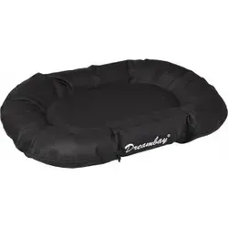 Hundekissen Dreambay Schwarz Rund 120 x 90 cm - Hundebett in stilvollem Schwarz, bietet optimalen Komfort für Ihren Hund und fördert einen erholsamen Schlaf.