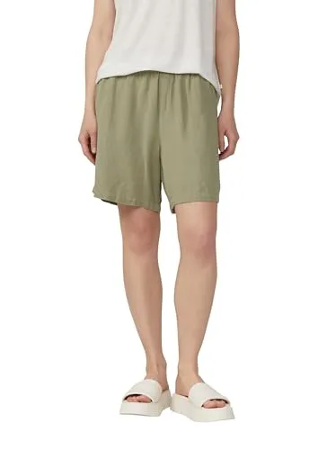 QS Leinenmix-Shorts mit Elastikbund