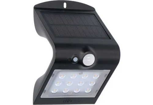LED's light LED Solarleuchte 0300411 LED Solar Außenleuchte, LED, mit Bewegungsmelder 1,5 Watt warmweiß IP65 Backlight