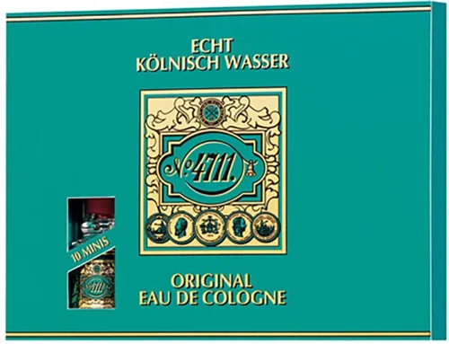 Echt Kölnisch Wasser Mini Duftset 1 Stk 4711 - Parfum Set für Herren mit 3 ml Flakons des Duftklassikers 4711, perfekt für unterwegs und sorgt für erfrischende Momente jederzeit.