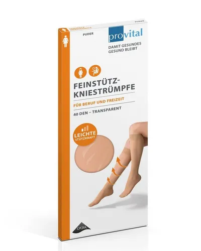 provital 40 DEN Damen Kniestrümpfe mit leichter Kompression von provital