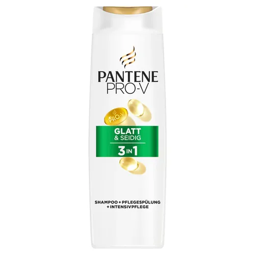 Produktbild Pantene Pro-V 3in1 Glatt & Seidig Shampoo, 250ml Shampoo