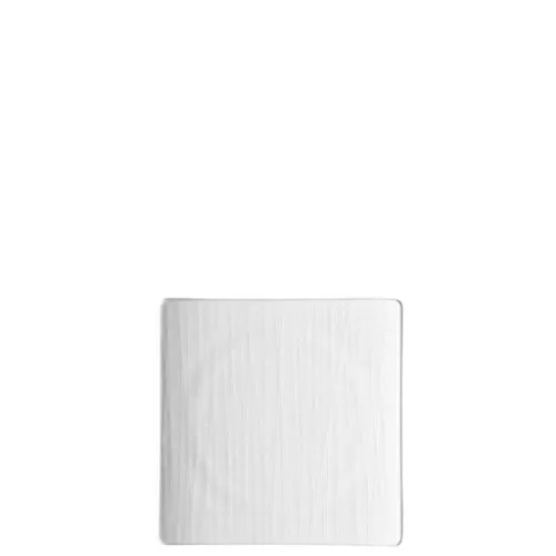 Rosenthal 11770-800001-16177 Mesh Teller, flach, quadratisch, 17 cm, weiß