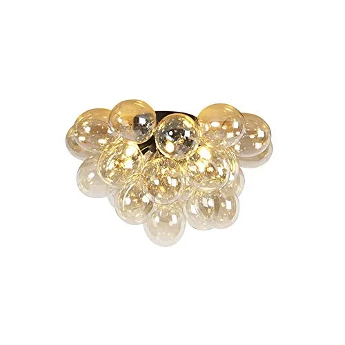 Qazqa Deckenleuchte Uvas, 6-flammig in Gold/Messing von QAZQA