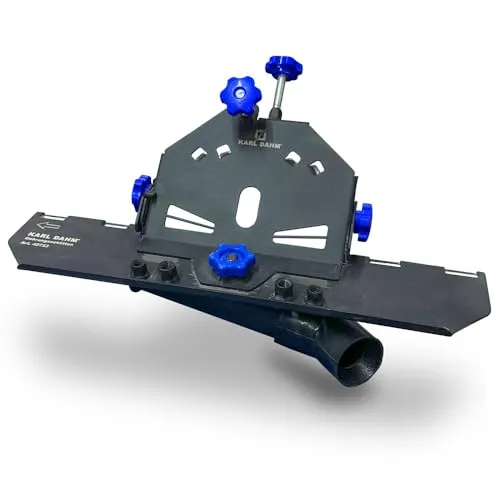 Karl Dahm Gehrungsschlitten mit Absaugung für Winkelschleifer