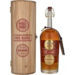 Poli Grappa Prosecco Due Barili - Grappa, die 2 Jahre in französischen Barriques und spanischen Botas lagert - ein einzigartiges Geschmackserlebnis für Kenner.