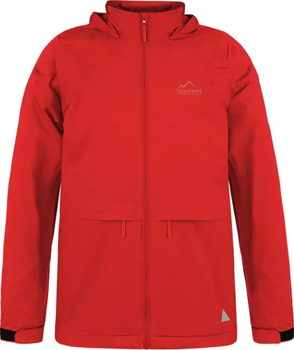 normani Kinder Regenjacke rot L – Wasserdicht und Reflektierend - Hochwertige ungefütterte Kinder Regenjacke in rot, ideal für Outdoor-Aktivitäten. Mit verstellbarer Kapuze und reflektierenden Elementen sorgt sie für Sichtbarkeit und Schutz bei jedem Wetter.