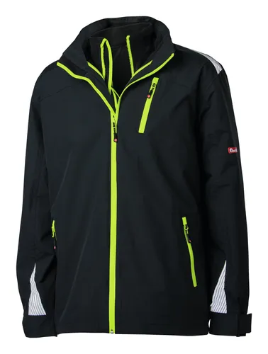 Fortis 3-in-1 Jacke twenty-four, schwarz/hellgrün, Größe S - Vielseitige 3-in-1 Jacke für alle Wetterlagen, perfekt für Outdoor-Aktivitäten und Freizeit.