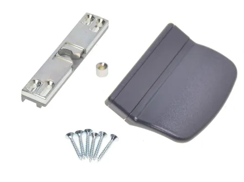 Aqbau® Balkontürschnapper Schnäpper für Balkontür Anthrazit