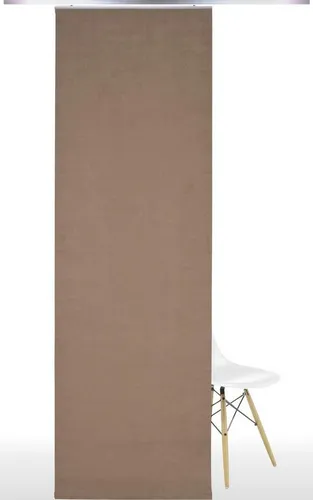 Liedeco Schiebegardine (1 St), Klettband, blickdicht, HxB: 245x60, ohne Paneelwagen