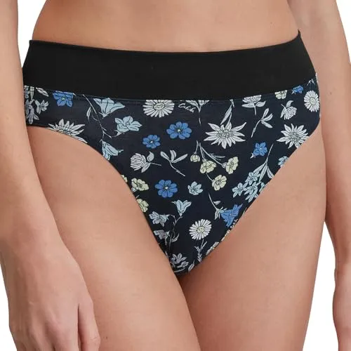 CALIDA Elastic Trend Slip Damen, mit breitem Softbund, High Waist, natürlich atmungsaktive und weiche Single Jersey-Qualität