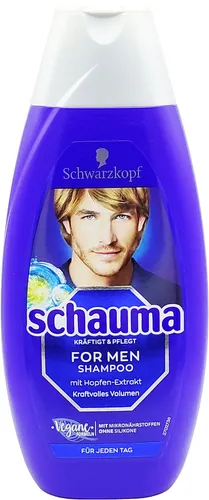 Schauma Shampoo FOR MEN 400ml mit Hopfen + Jojoba für jeden Tag jedes Haar