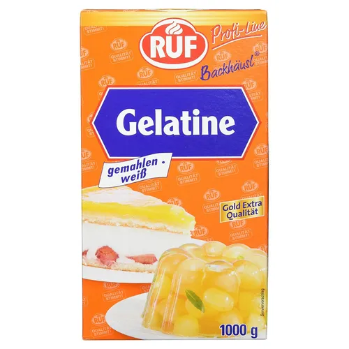 Produktbild Ruf Gelatine weiß gemahlen Profi Line 1000g