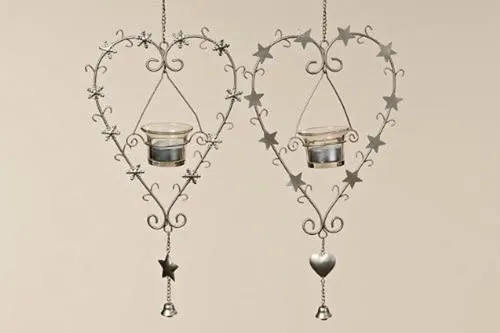 BOLTZE Kerzenständer Silber von BOLTZE