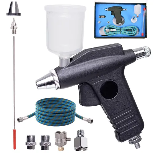 Airbrush Pistole mit 0,3 & 0,5 mm Düsen