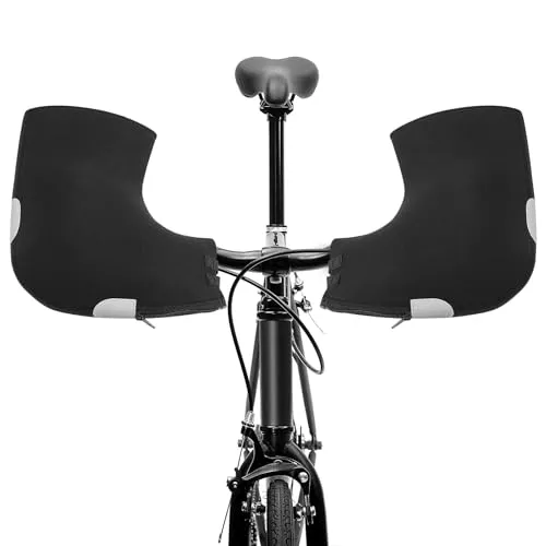 Cintizon Lenker-Fäustlinge für kaltes Wetter, Mountainbike, Lenker-Fäustlinge, Wind- und kältebeständig, für Pendler, MTB, Fahrrad