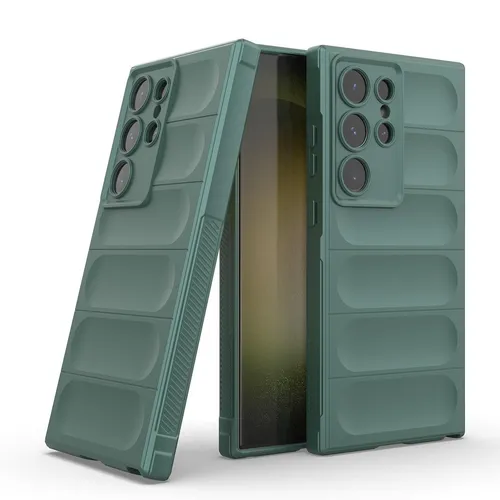 Handy Hülle für Samsung Galaxy S24 Ultra Handyhülle Case Cover grün