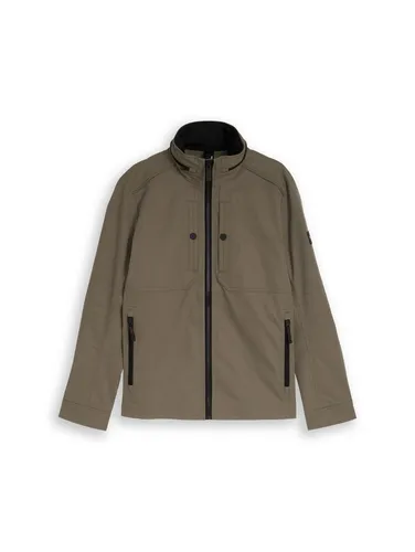 TOM TAILOR Casual Jacke mit Stehkragen - Stylische Casual Jacke mit Stehkragen, ideal für jede Gelegenheit. Praktische Taschen und pflegeleichte Materialien sorgen für Komfort und Alltagstauglichkeit.