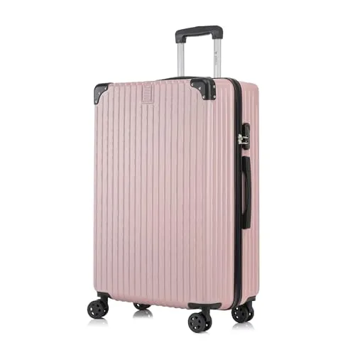 yonsly Trolley Reisekoffer XL Roségold