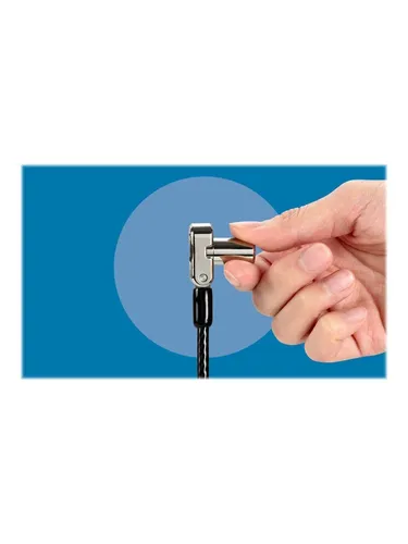 Kensington Universal 3-in-1 Keyed Cable Lock - 1.8 m - Sicherheitskabelschloss mit zwei Schlüsseln, ideal für den Schutz von Laptops und anderen Geräten unterwegs.