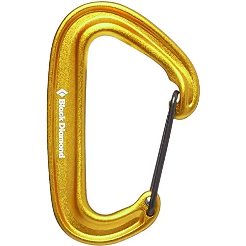 Black Diamond Miniwire Karabiner (Größe One Size, gelb)