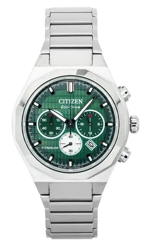 Citizen CA4691-59X Eco-Drive Chronograph - Armbanduhr für Unisex Erwachsene, solarbetrieben mit 100m Wasserdichtigkeit und elegantem Titanarmband. Ideal für moderne Lebensstile und Outdoor-Aktivitäten.