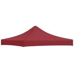 vidaXL Partyzelt-Dach 3x3 m Burgunderrot in lila von vidaXL