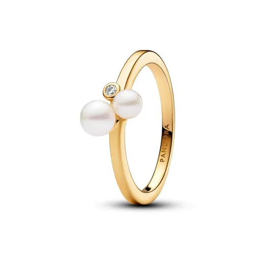 PANDORA Timeless Schwarze Funkelnde Reihe Ewigkeitsring - Bead Charms für Damen, zeitloser Eleganz mit 19 schwarzen Kristallen und rosévergoldetem Sterling Silber für moderne Kombinationsmöglichkeiten.