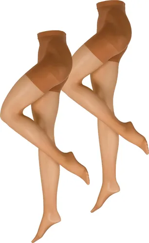 NUR DIE Bauch-Beine-Po Strumpfhose 20 Den in gelb von NUR DIE