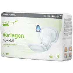 Medi-Inn Inkontinenz-Vorlagen NORMAL, 5 Tropfen, Unisex-Passform, weiß 1 x 30 Stück