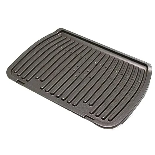 Grillplatte (Oben) kompatibel mit /Ersatzteil für Tefal TS-01039390 GC702D GC712D... Optigrill Kontaktgrill