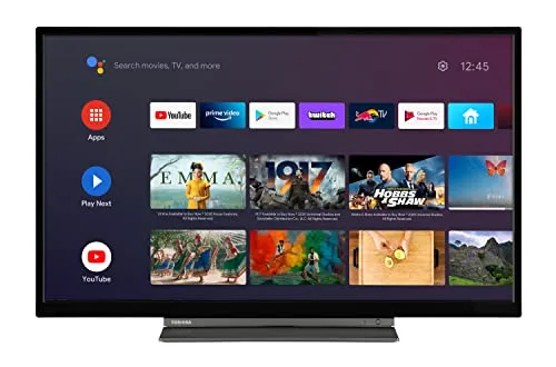 Toshiba 32WA3B63DAZ 32 Zoll Fernseher - HD-Ready Smart TV mit HDR, Google Assistant und Triple-Tuner für grenzenlose Unterhaltung und beeindruckende Bildqualität.