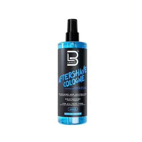 Aftershave Cologne Aqua 400ml L3VEL3Frisch & Beruhigend nach der Rasur