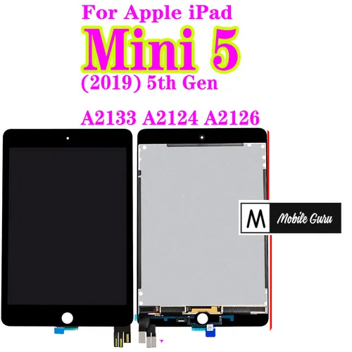 iPad Mini 5 2019 A2126, A2124, LCD Display Bildschirm Touchscreen in Schwarz  DU