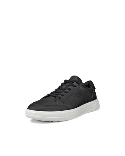 ECCO Sneaker Move (Vollnarbenleder) Schwarz/Weiß Herren, Größe 44 - Vielseitige ECCO MOVE Sneaker aus hochwertigem Leder und Textil, mit gepolstertem Schaft für zusätzlichen Komfort. Ideal für aktive Männer, die Stil und Bequemlichkeit schätzen.