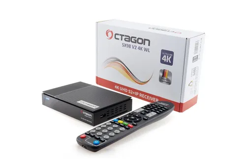 Octagon SX98 V2 4K WL UHD Dual-WiFi CA Linux Receiver von OCTAGON