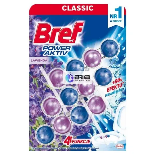 Bref Power Aktiv Zawieszka do WC kulki Lawenda 3 x 50 g
