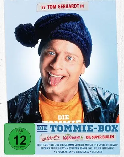 Tom Gerhardt: Die Tommie-Box (Limitierte Capbox) - Filme - 4 Blu-rays und 4 DVDs in einer exklusiven, limitierten Capbox für Fans von Tom Gerhardt