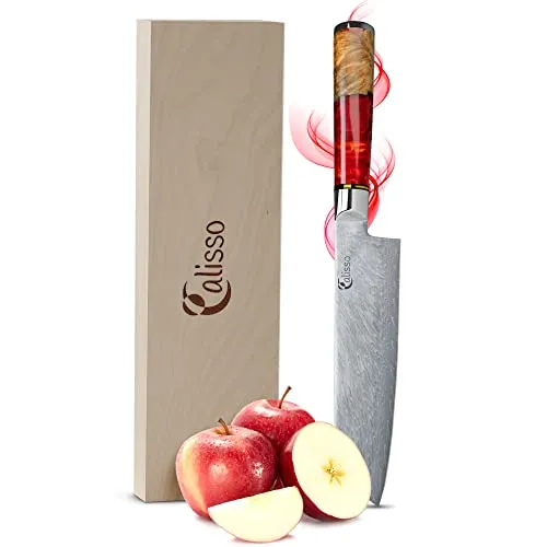 Calisso Santoku 67 Lagen Damaststahl