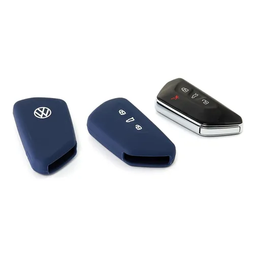 Volkswagen 5H0087012530 Schlüsselcover mit VW Logo - Schlüsselgehäuse für VW Golf 8, schützt Ihren Zündschlüssel und bietet ein originales Design mit VW Logo aus hochwertigem Silikon.