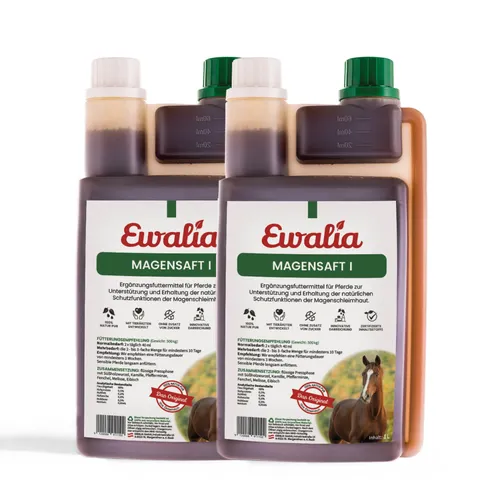 Produktbild EWALIA Magensaft I für Pferde Doppelpack
