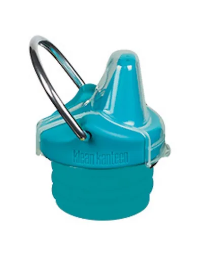 Klean Kanteen Trinkflasche Kid Kanteen Ersatzdeckel Sippy Farbe Teal Metallbügel