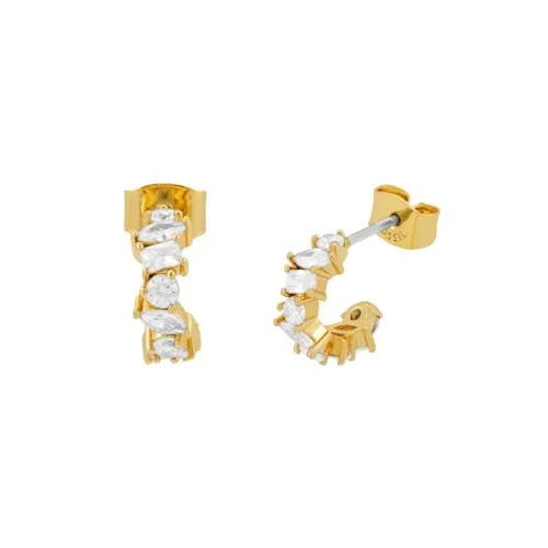 Fossil Ellis Damen goldfarben Messing Ohrringe, JA7297710