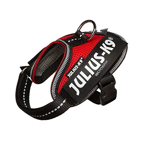 Julius-K9 IDC Powair Hundegeschirr 3XS, Rot von JULIUS-K9