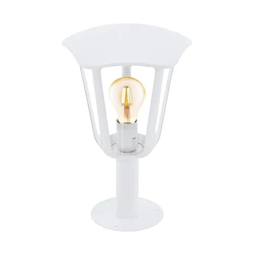 EGLO Außen-Sockellampe Monreale - Witterungsbeständige 1-flammige Leuchte - Lampen für den Außenbereich, spritzwassergeschützt (IP44) und aus hochwertigem Aluminiumguss, ideal für Garten und Terrasse.