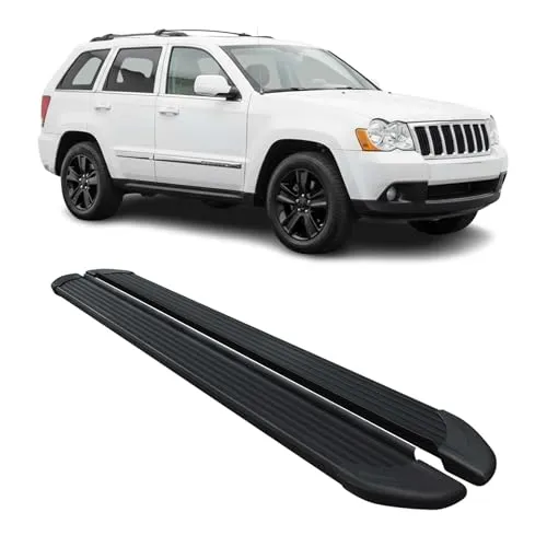 OMAC Kfz-Schmutzfänger für Jeep Grand Cherokee 2005-2011 - Aluminium Trittbretter für Jeep Grand Cherokee, rutschfest und langlebig. Schützen Sie Ihre Karosserie und erleichtern Sie den Ein- und Ausstieg für alle Altersgruppen.