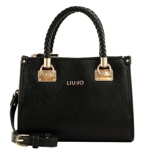 Liu Jo Manhattan S Handtasche schwarz AF5163-E0027-22222 - Damen-Henkeltaschen aus hochwertigem Lederimitat, stilvolles Design für jeden Anlass.