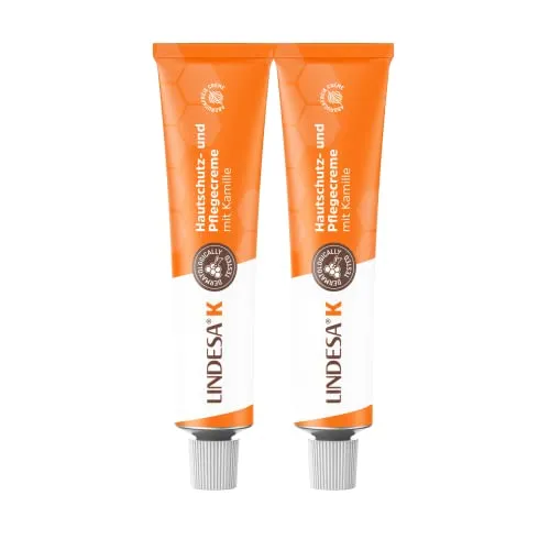 Lindesa K Pflegecreme mit Kamille Handcreme HautschutzcremeTube 50ml (2)