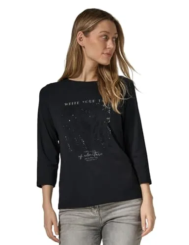 CECIL Langarmshirt mit Glitzer-Motiv von CECIL